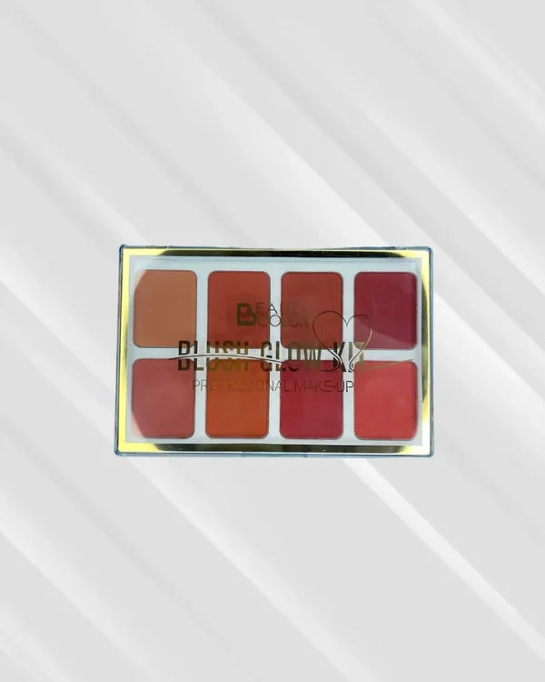 Beauty Color Blush Glow Kit – 8 Vibrant Colours Palette