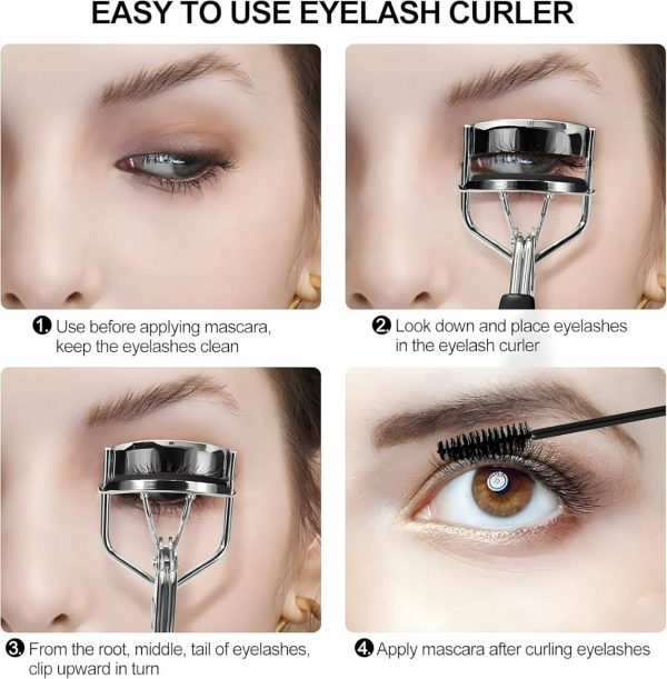 Long Lasting Eyelash Curler For Stunning Curls | Professional Lash Curler For Natural Lift & Curl