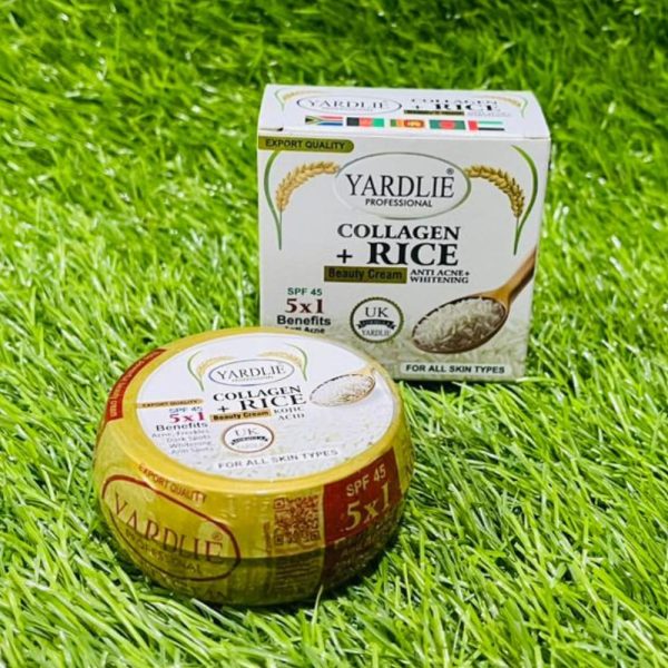 Yardlie Professional Export Quality Spf 45 Collagen + Rice Beauty Cream Kojic Acid